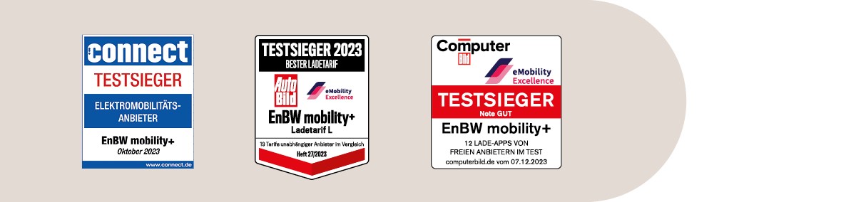 Auszeichnungen für EnBW mobility+