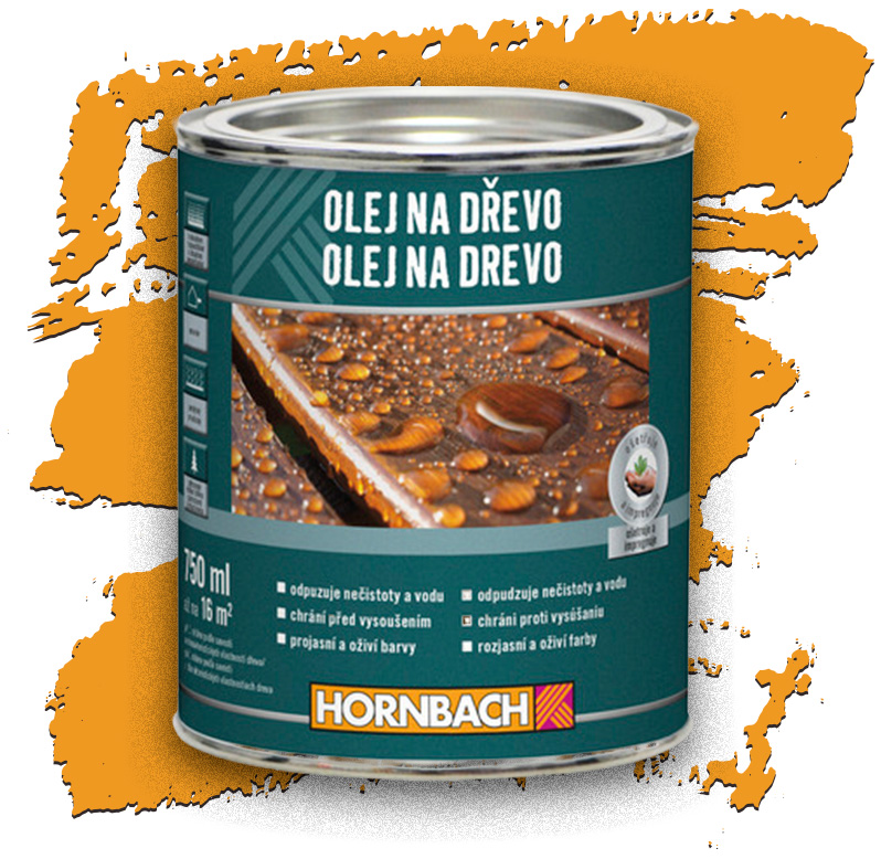 Olej na dřevo Hornbach Bangkirai 0,75 l