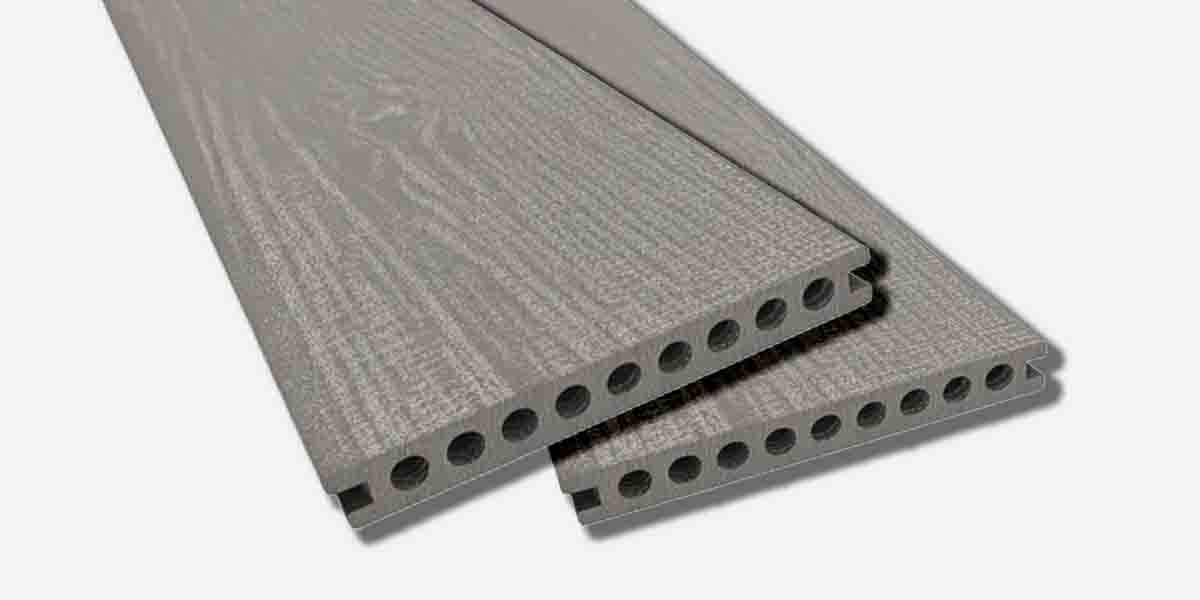 Terasové prkno WPC light grey
