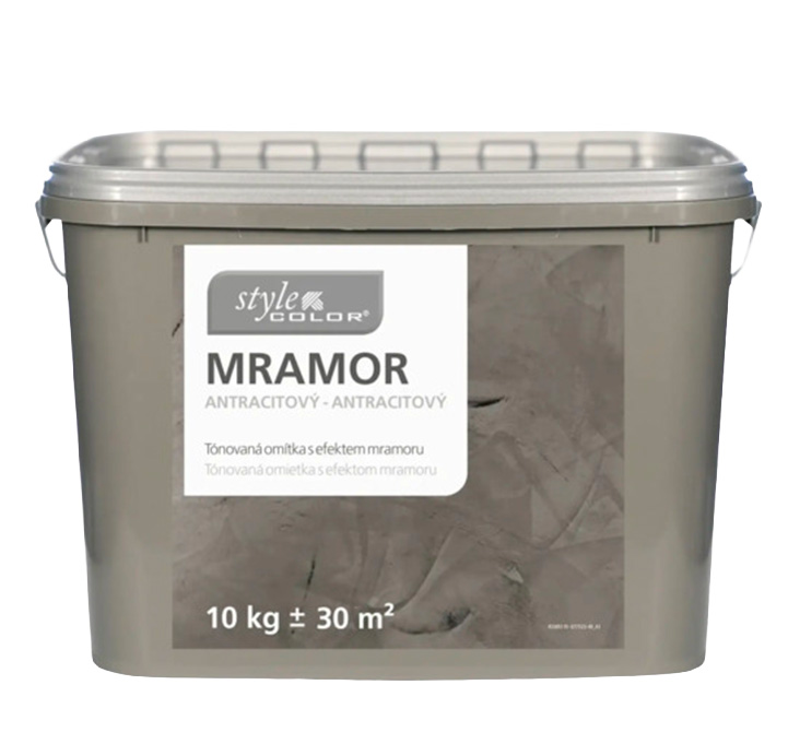 Vnitřní omítka s efektem mramoru StyleColor Mramor 10 kg antracit