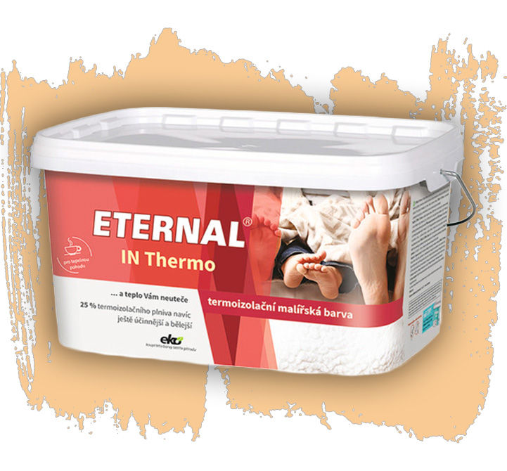 Barva na zeď ETERNAL IN Thermo termoizolační bílá 4 kg