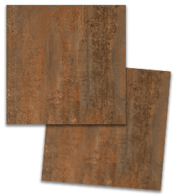 Dlažba imitace kovu MIRAVA Glasgow rust 60x60 cm