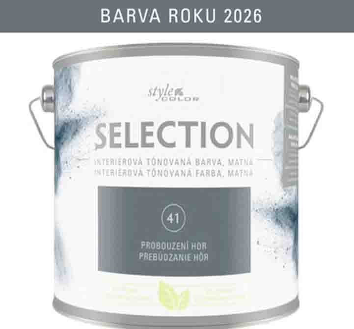 Barva na zeď StyleColor Selection Probouzení hor modrá 2,5 l