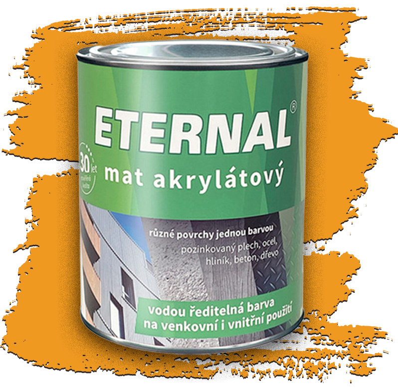 Barva univerzální ETERNAL Mat Akrylátový přírodní dřevo 024 0,7 kg