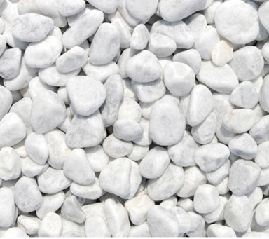 Štěrk mramorový kararský Flairstone 25–40 mm bílý balení 25 kg