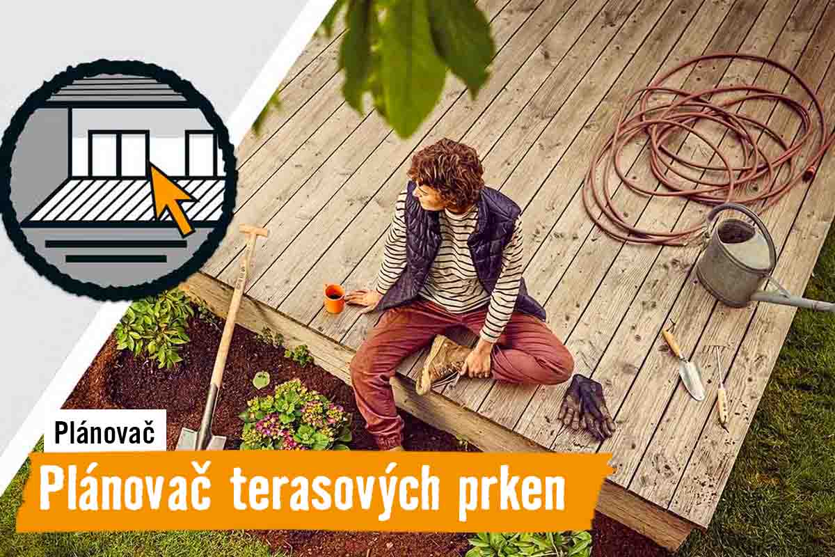 plánovač terasových prken
