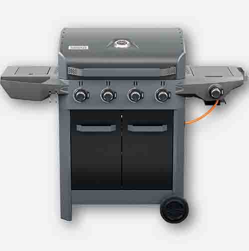 Plynový gril Tenneker® Carbon TG-4, 4 hořáky
