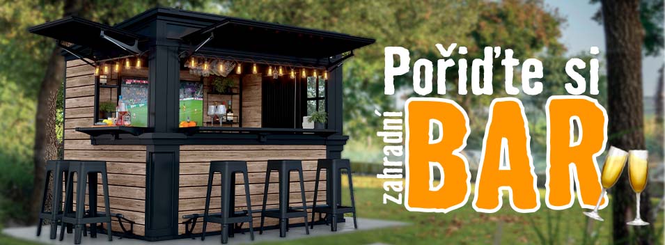 Pořiďte si zahradní bar